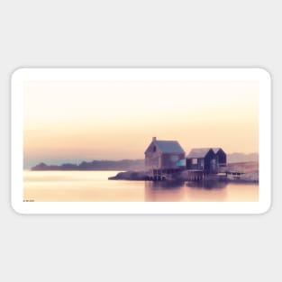 Willard Beach Sunrise Sticker